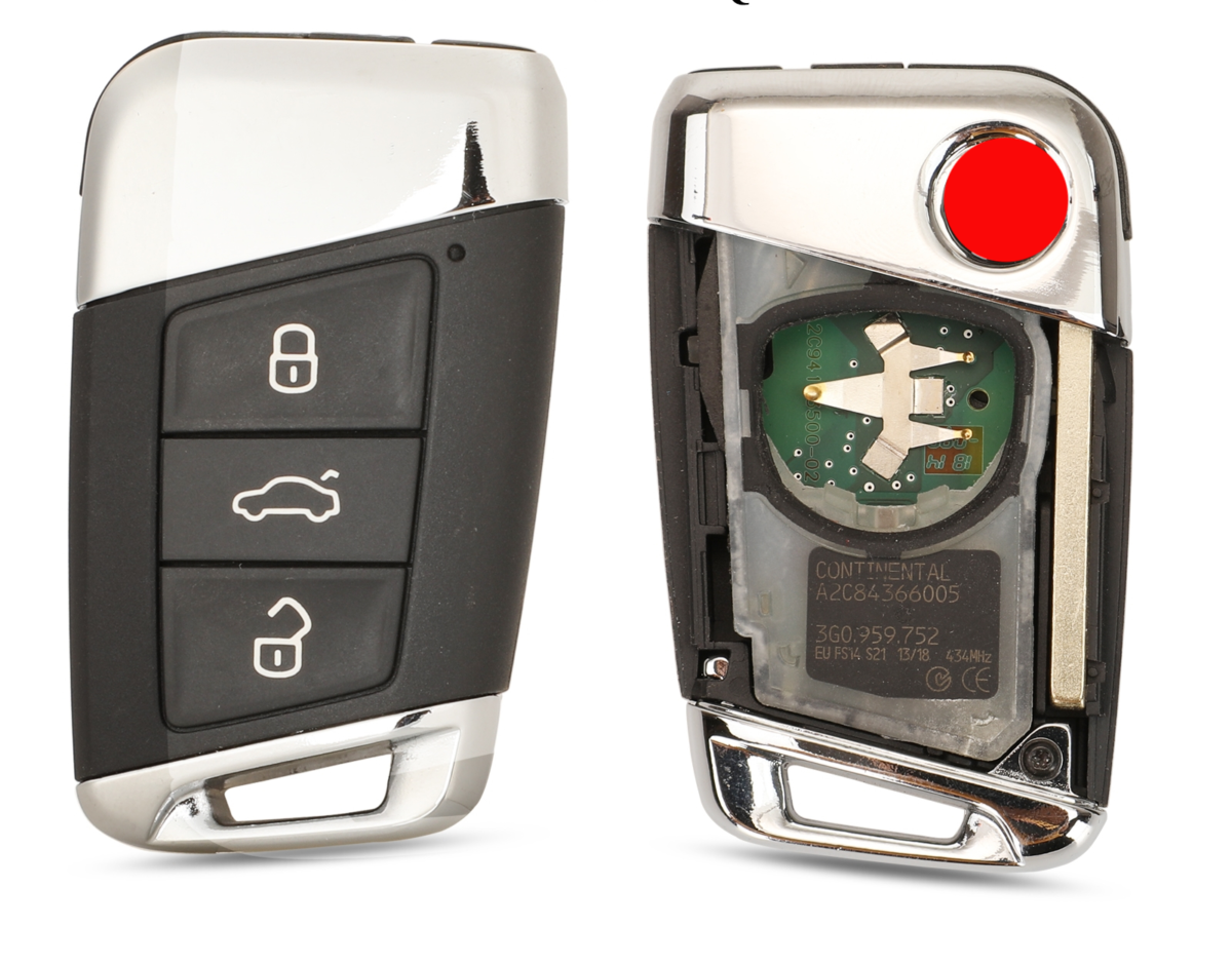 3G0959752 OEM Kessy Key FOB for VW 434MHz