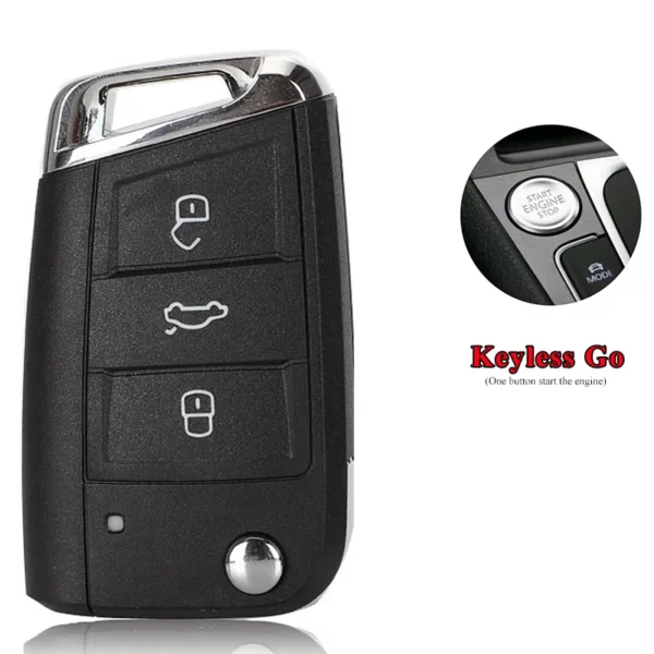 5G6959752AB BB 6V0959752 Key FOB for VW 434MHz MQB48 Keyless Go
