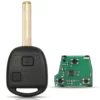 Lex Toyo Remote Control Head Car Key OEM  P/N: 50171  433MHz 4D68 TOY48 Uncut Blade - 2 Buttons