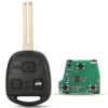Lex Toyo Remote Control Head Car Key OEM  P/N: 50171  433MHz 4D68 TOY48 Uncut Blade - 3 Buttons